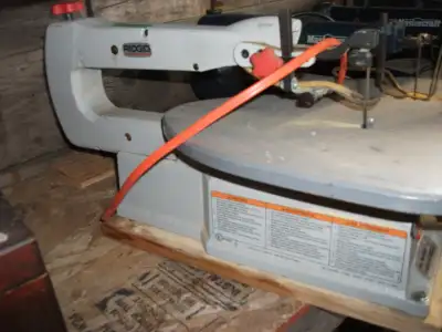 Seven working scroll saws 60.00 to 175.00 at Porkie's Antique Emporium 1540 hwy 62 Bloomfield ON 613...
