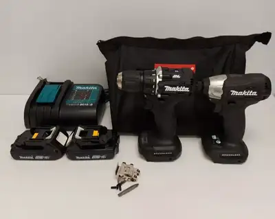 In good working condition. Makita Drill. Model: DDF487 Comes with a bag, 2 batteries, 1 charger, 1 d...