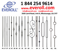 Solid and Hollow Stair Metal Spindle, Picket, Baluster and Shoes