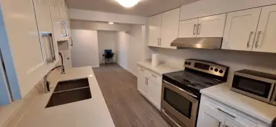 1 Bed 1 Bath Basement Apartment FULLY RENOVATED, ALL INCLUSIVE