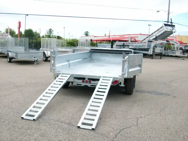2025 Weberlane DOMPEUR 6' X 12' 2 ESSIEUX 5200LB. GAVANISE RAMPE in Cargo & Utility Trailers in Laval / North Shore - Image 12