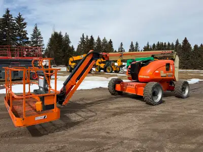 2014 JLG 600AJ 4WD Diesel Articulating Boom Lift, 4688 hrs with fresh NDT Inspection, 60 ft Max Plat...