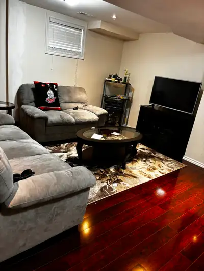 This is a private room and bathroom in cozy and spacious basement in North Ajax. Single occupancy an...