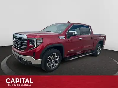 Welcome to Capital GMC! Looking for more luxury in the All New GMC Sierra? This 4WD Red Sierra SLT i...