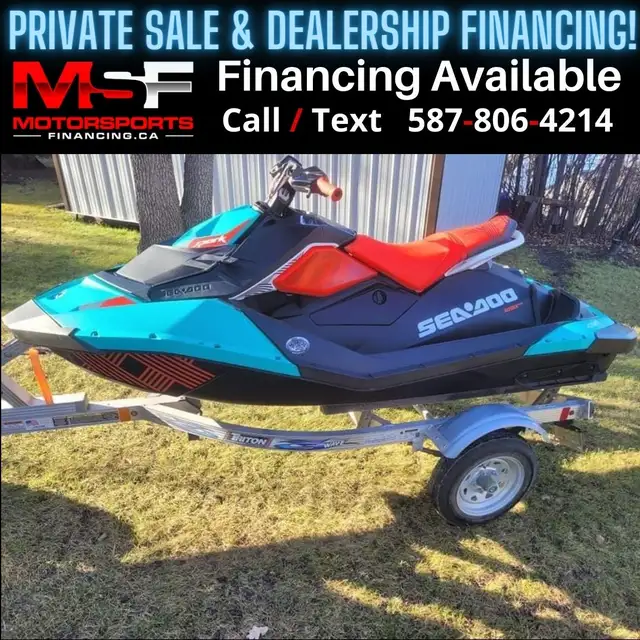 2018 SEADOO SPARK TRIXX 2UP (FINANCING AVAILABLE) in Personal Watercraft in Strathcona County - Image 2