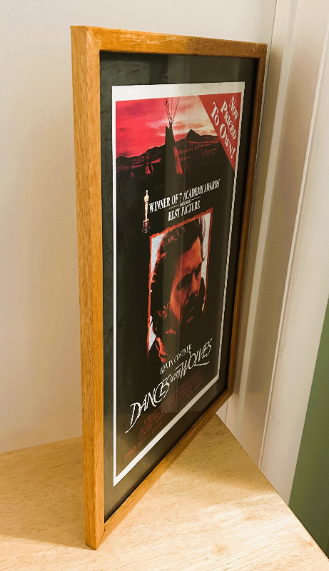 Framed 1990 Dances With Wolves Movie Poster in Arts & Collectibles in Calgary - Image 4