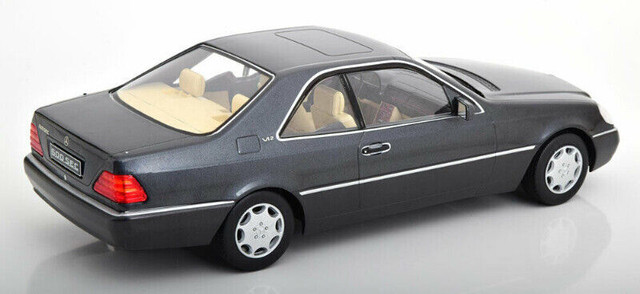 Mercedes Benz 600 SEC coupe diecast model car scale 1:18 in Toys & Games in Red Deer - Image 2