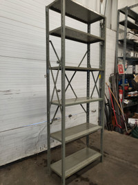 Used industrial shelving units - 18” D x 36” W x 8’4 T
