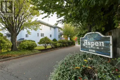 Welcome to Aspen Court! This bright and cheery 2-bed, 1-bath ground-floor South facing corner condo...