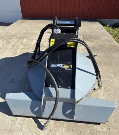 2025 BAUMALIGHT CXC550 MULCHER FOR EXCAVATOR STOCK# A122036 ATTACHMENT PLATE LUGGED FOR 16 TON EXCAV...