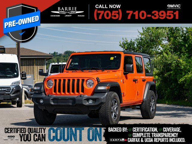 2019 Jeep Wrangler Unlimited Sport dans Autos et camions  à Barrie