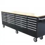 NEW 8 FT BLACK TOOL BENCH 24 DRAWER 24D96B in Tool Storage & Benches in Saskatoon - Image 3