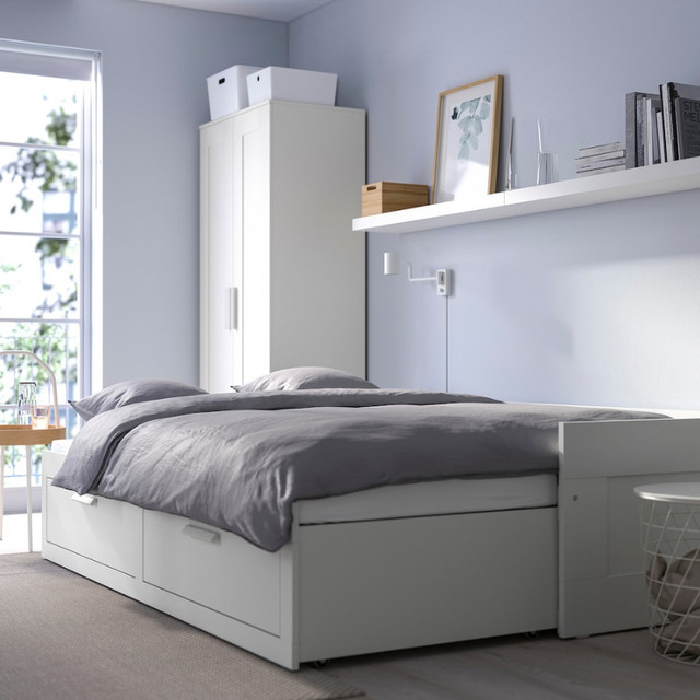 95% NEW IKEA Daybed 2 in 1 with 2 drawers and  mattresses, dans Lits et matelas  à Ville de Montréal - Image 4
