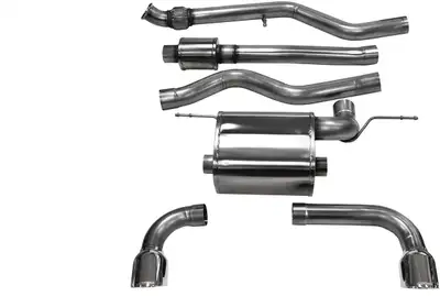 Corsa Touring Cat-Back Exhaust System for 2012-2015 BMW 335i | 14937 Product Specifications: Diamete...