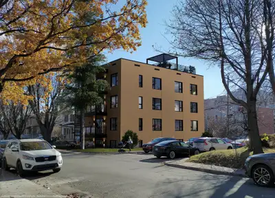 Logement 5 1/2 dans une construction 2025 située au coin de la rue Champfleury et de la 23e rue dans...