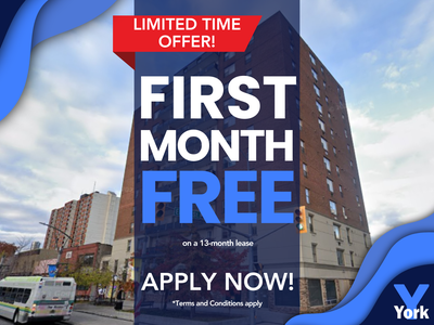 LIMITED TIME OFFER - VALID UNTIL FEBRUARY 2026 ONLY! FIRST MONTH RENT FREE on a 13 month lease! Term...