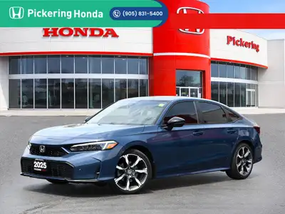 Recent Arrival! Certified. Sport Touring|Leather|Navi|Bose|Sunroof 2025 Honda Civic Hybrid Sport Tou...