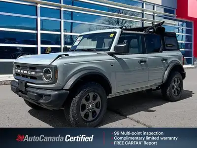 Clean CarFax, New Nexan Tires! Cactus Gray 2022 Ford Bronco Big Bend 4X4, 10-Speed Automatic, 2.3L E...