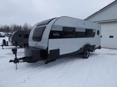 2026 NuCamp Haven 220 Price $67,495 Floor Plan Features Length: 23’1” Weight: 3838 Sleeps: Queen, Di...