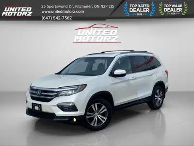 2016 Honda Pilot EX-L w/Navi SAFETY CERTIFIED 23 Service Records & Beige Leather Seats !!! This 2016...