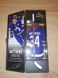 2020 Tim Hortons NHL Star Sticks Auston Matthews #34 Toronto Map