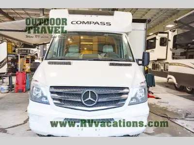 Thor Motor Coach Compass class C diesel motor home 24TX highlights: Double Slide Outs Built In Skyli...