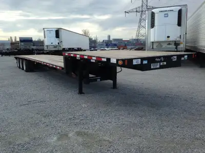 NEW RENN 53FT TRIDEM STEP DECK Brand New and Ready To Go To Work -1 Tool Boxes -3 Bar Winches -Steel...