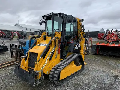 2023 JCB 1CXT TRACKED LOADER BACKHOE STOCK# A108448 49 HP 12.8 INCH WIDE GENERAL PURPOSE RUBBER TRAC...