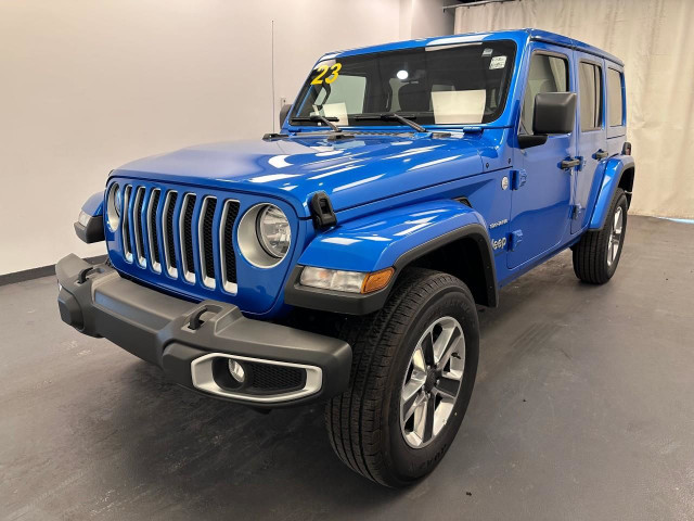 2023 Jeep Wrangler Sahara 2.0L Fuel Efficient - Body Colour M... in Cars & Trucks in Lethbridge