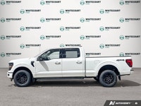 The 2026 Ford F-150 XLT, dressed in a striking Oxford White finish, showcases a commanding 4x4 drive... (image 3)
