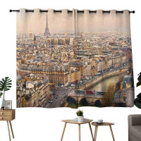 Grommet Curtains (2 panels) – SEINE RIVER, PARIS