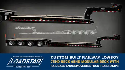 2026 Custom Railway Lowboy Haul Railway Machinery and Equipment Financing Available – Ask Us About F...