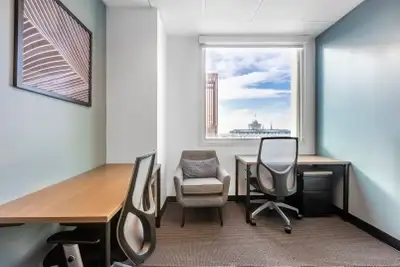 A fully serviced private office with 2 people, ready to use from day one. Work with focus and privac...