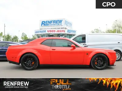 This 2021 Dodge Challenger SRT Hellcat Redeye Widebody is a local, one-owner trade with an accident-...