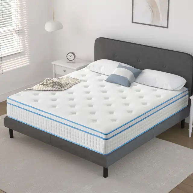 Queen Mattress,12 Inch Queen ... BNIB LOT# 371262864360698369121