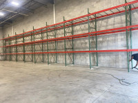 Slash Prices USED Pallet Racking 15' H x 48" Frames and 8' Beams