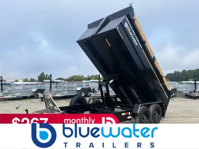 SALE!! REGULAR $13,715 NOW ONLY $12,825!! Bluewater Southland Trailers Tandem Axle Highside Dump Tra...