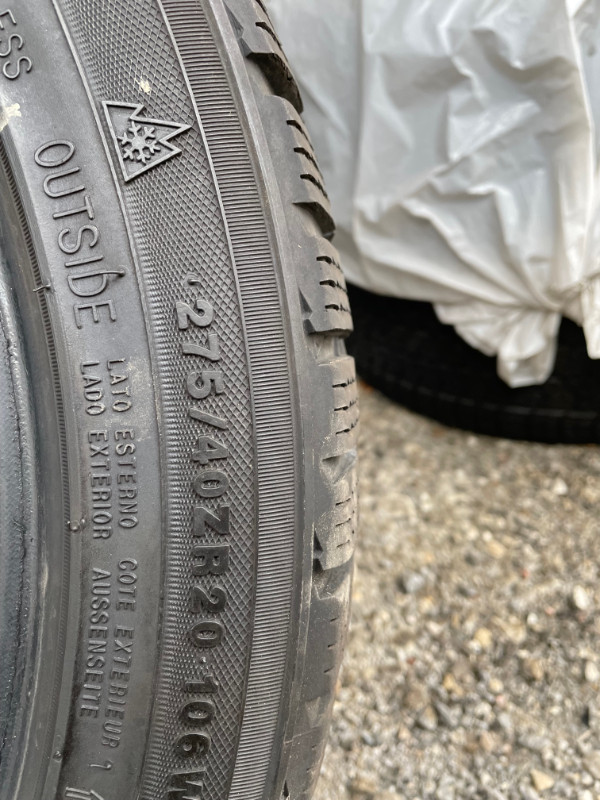 Snow tires for sale - 275 40 ZR20 in Tires & Rims in Mississauga / Peel Region - Image 2