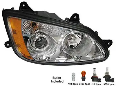 PetaParts PBP 34-486 Passenger Side Headlight (Kenworth T series, View more