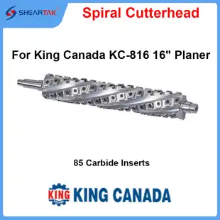 King Canada Planer and Jointer with Spiral Helical Cutterhead, View more