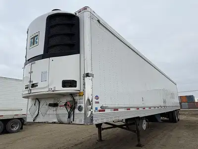 AMVIC licensed business VNR1704 2016 Utility Tandem Reefer Van 8'6in.W x 53'L 11R22.5 tires, steel/a...