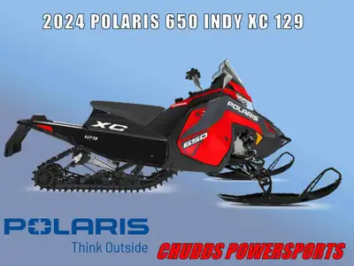 2024 Polaris 650 INDY XC 129 ALL-IN PRICE JUST ADD THE TAXES! This Snowcheck Select snowmobile comes...
