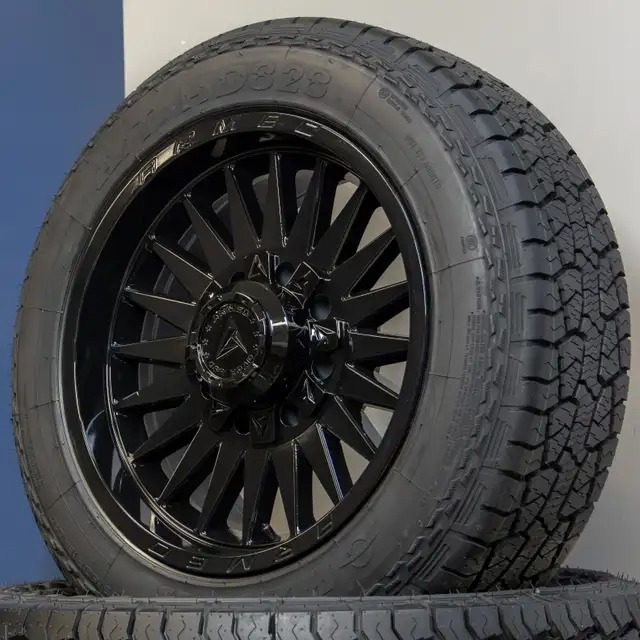 NEW 18" Armed HOSTILE GLOSS BLACK rims & NEW ALL-TERRAIN TIRES in Tires & Rims in Penticton - Image 4