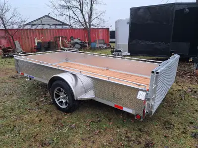 NEW 6 x 12 Bearco Open Aluminum Trailer Quality built open aluminum trailer With folding tailgate fo...