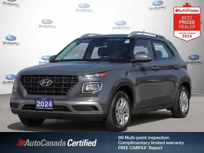 New Price! Ecotronic Gray 2024 Hyundai Venue Preferred Alloys | Backup cam | Bluetooth FWD CVT I4 AP...