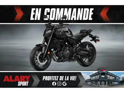 Alary Sport 2026 Yamaha MT-07 Yamaha MT-07 2026 Cette MOTOCYCLETTE YAMAHA MT-07 2026 est disponible...