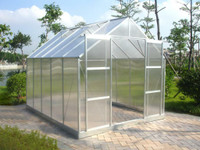 Easy assembly greenhouse aluminium structure water proof