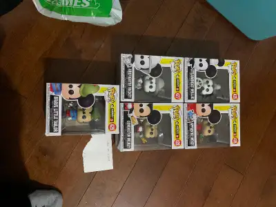 Brand New Full set of 5 • Mickey's 90th Apprentice Mickey Pop! Vinyl Figure #426 • Mickey's 90th Fir...