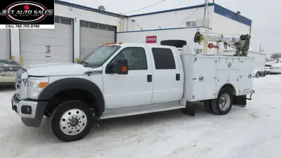 2016 FORD F-450 XLT SERVICE TRUCK WITH CRANE & COMPRESSOR NEW ARRIVAL... Amvic Licenced... - CREW CA...