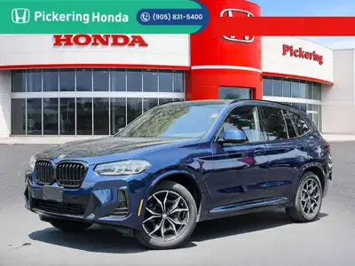 2024 BMW X3 xDrive30i Tanzanite Blue II Metallic 2.0L I4 TwinPower Turbo AWD 8-Speed Automatic APPLE...